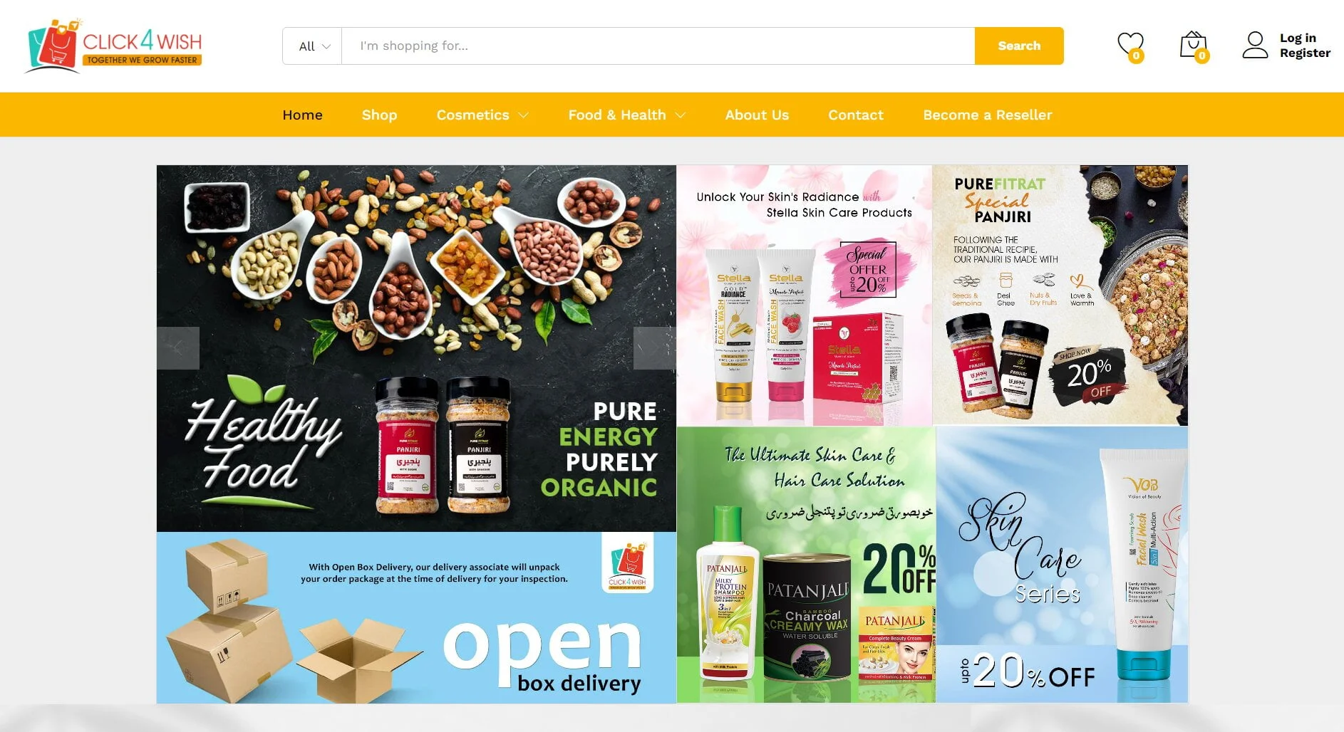 Click 4 Wish – Ecommerce